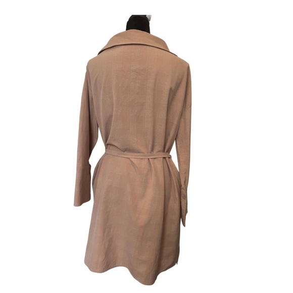 OAK + FORT Long Sleeve Shirt Dress Rose - Picture 3 of 10